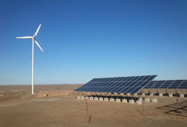 光伏發(fā)電與柴油發(fā)電機(jī)混合供電系統(tǒng)